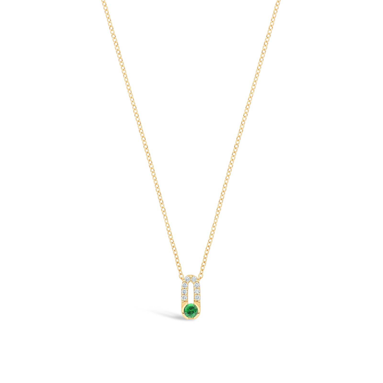 Tsavorite & Diamond Necklace