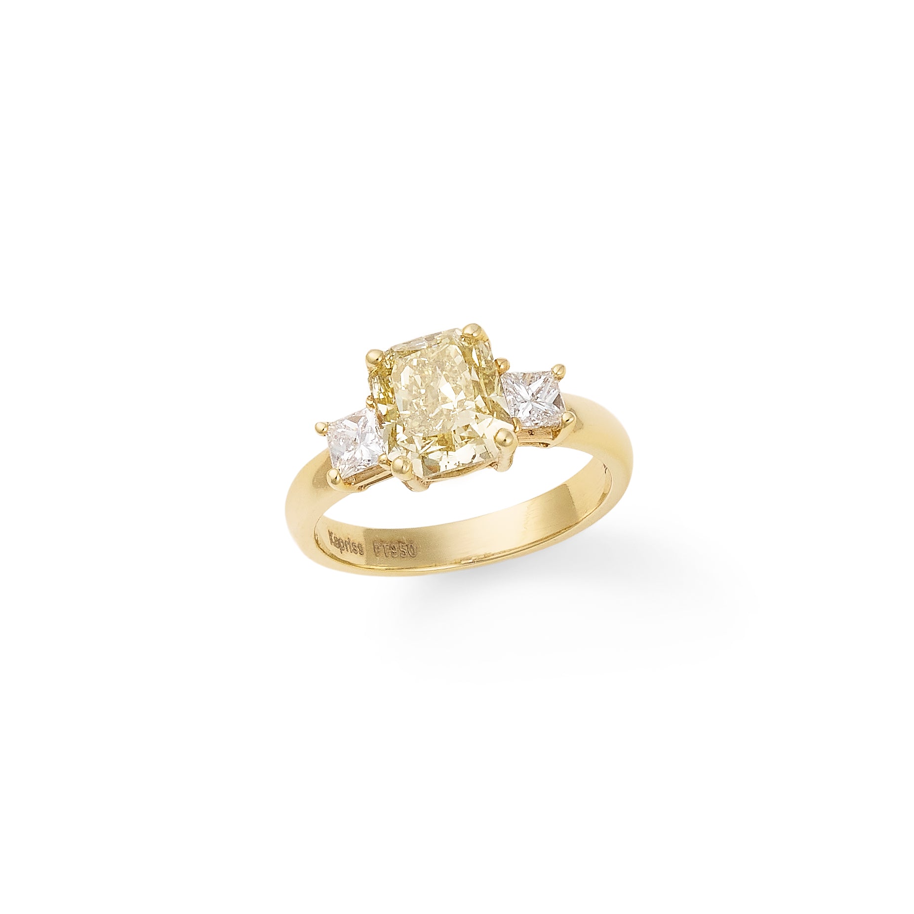 Fancy roze diamanten ring
